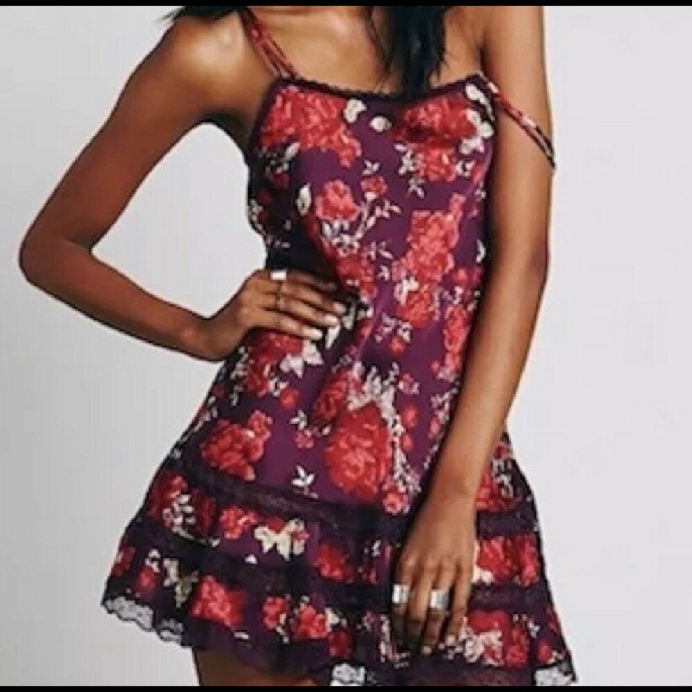 Free People - Babydoll floral print dress